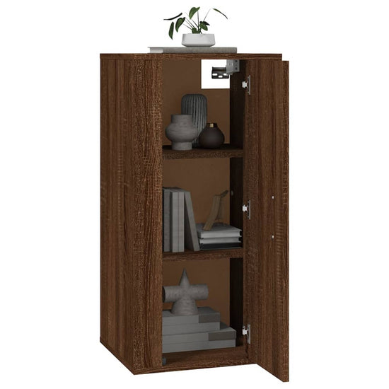 Tv-wandmeubel 40x34,5x80 cm bruin eikenkleur MeubelReus