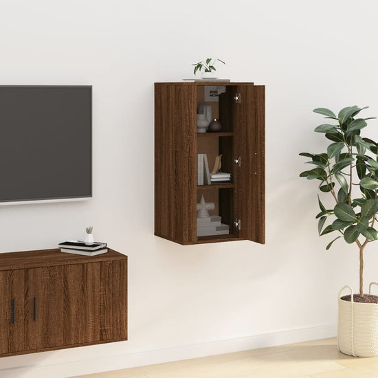 Tv-wandmeubel 40x34,5x80 cm bruin eikenkleur MeubelReus