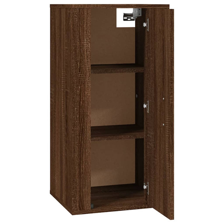 Tv-wandmeubel 40x34,5x80 cm bruin eikenkleur MeubelReus