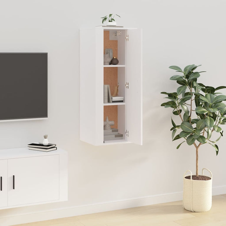 Tv-wandmeubel 40x34,5x100 cm wit MeubelReus