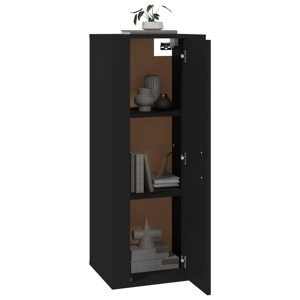 Tv-wandmeubel 40x34,5x100 cm zwart MeubelReus