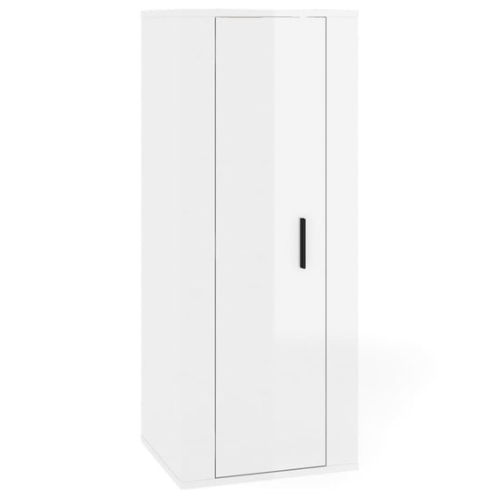 Tv-wandmeubel 40x34,5x100 cm hoogglans wit MeubelReus