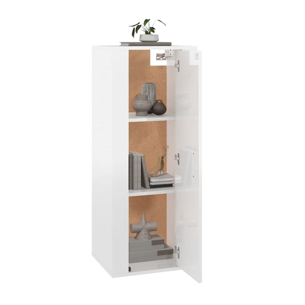 Tv-wandmeubel 40x34,5x100 cm hoogglans wit MeubelReus