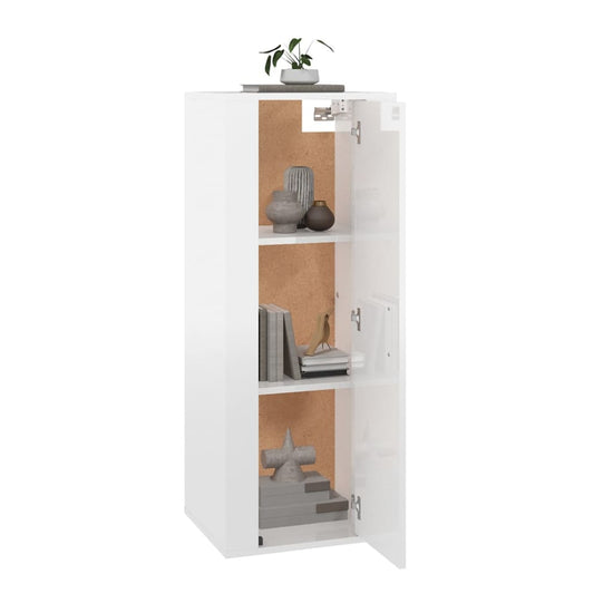 Tv-wandmeubel 40x34,5x100 cm hoogglans wit MeubelReus