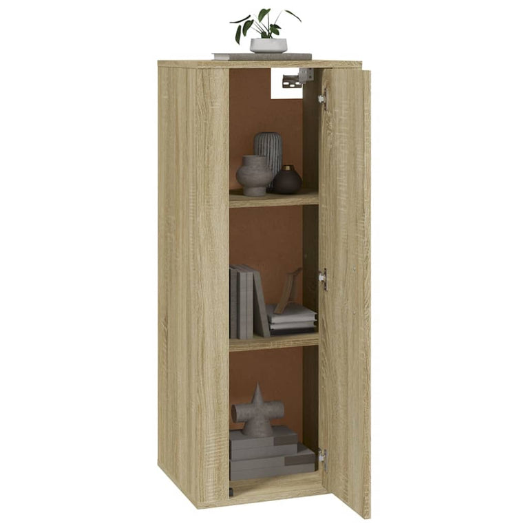 Tv-wandmeubel 40x34,5x100 cm sonoma eikenkleurig MeubelReus