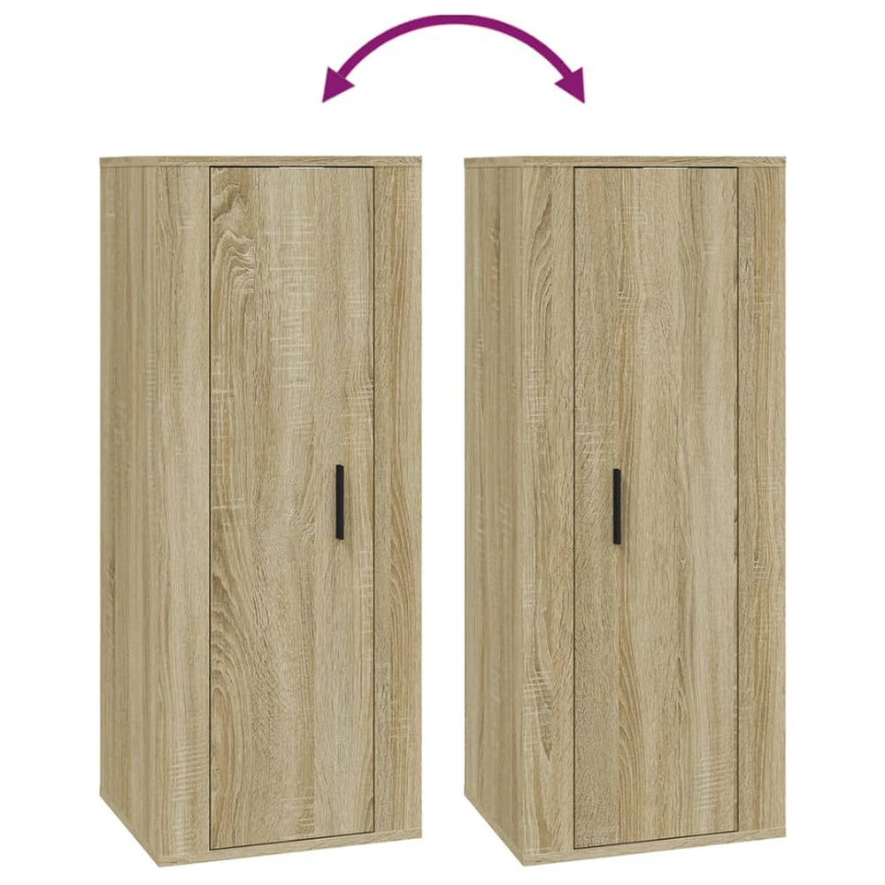 Tv-wandmeubel 40x34,5x100 cm sonoma eikenkleurig MeubelReus