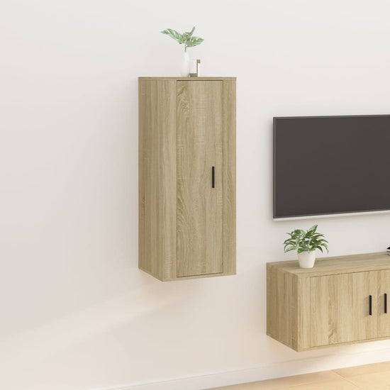 Tv-wandmeubel 40x34,5x100 cm sonoma eikenkleurig MeubelReus
