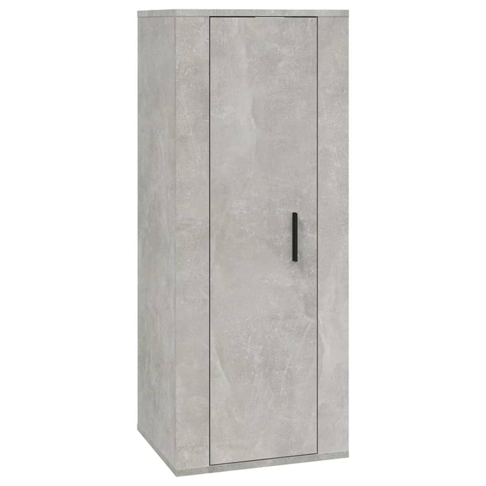 Tv-wandmeubel 40x34,5x100 cm betongrijs MeubelReus