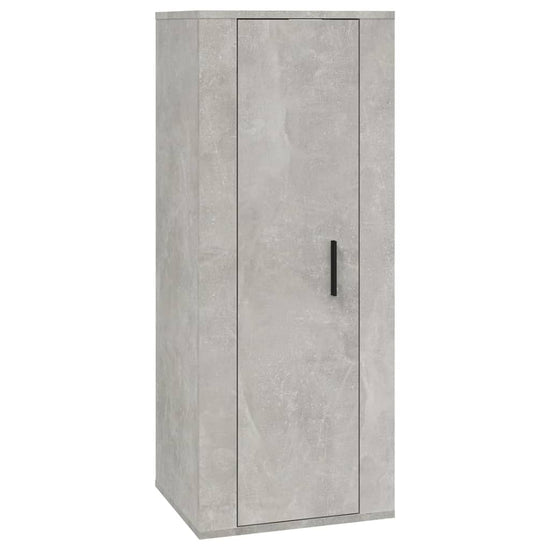 Tv-wandmeubel 40x34,5x100 cm betongrijs MeubelReus