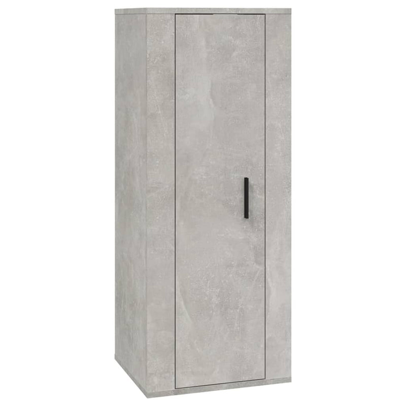 Tv-wandmeubel 40x34,5x100 cm betongrijs MeubelReus