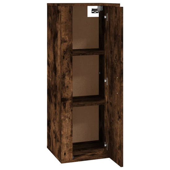 Tv-wandmeubel 40x34,5x100 cm gerookt eikenkleurig MeubelReus
