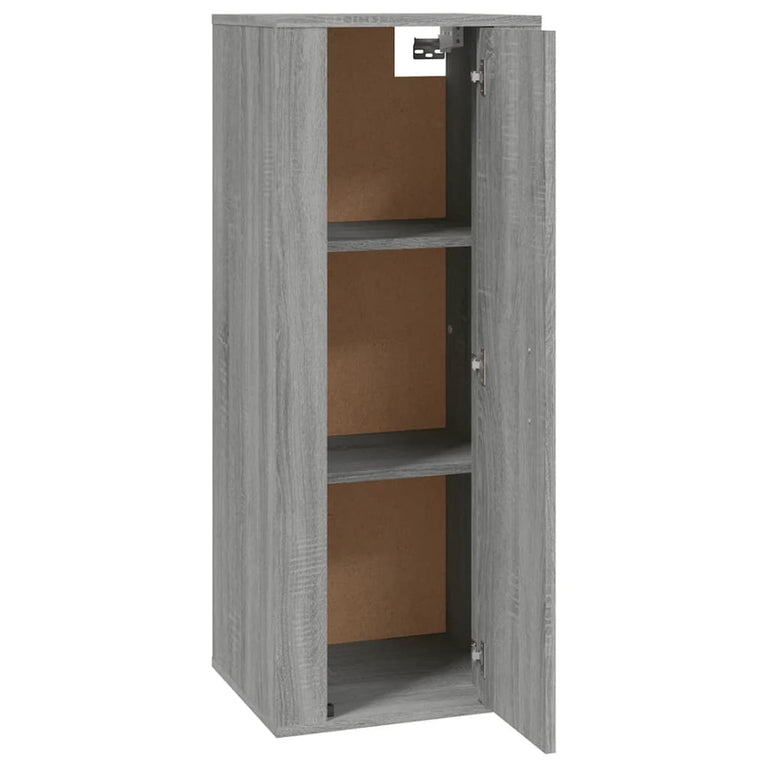 Tv-wandmeubel 40x34,5x100 cm grijs sonoma eikenkleurig MeubelReus