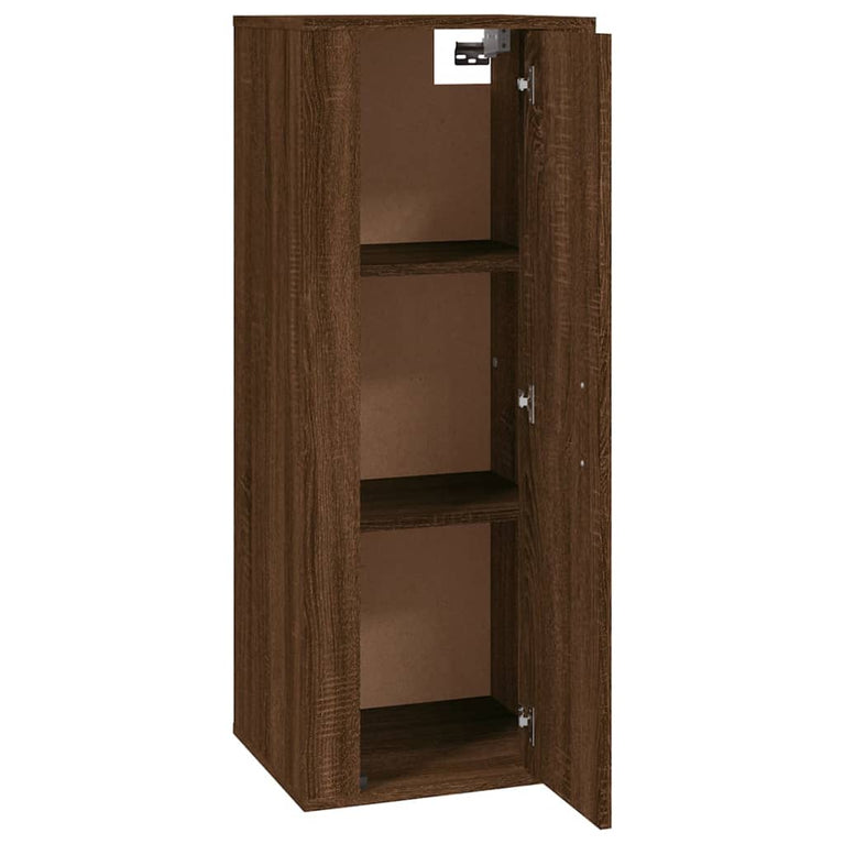 Tv-wandmeubel 40x34,5x100 cm bruin eikenkleur MeubelReus
