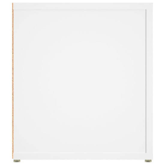 Tv-meubel 80x31,5x36 cm bewerkt hout wit MeubelReus