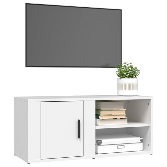 Tv-meubels 2 st 80x31,5x36 cm bewerkt hout wit MeubelReus
