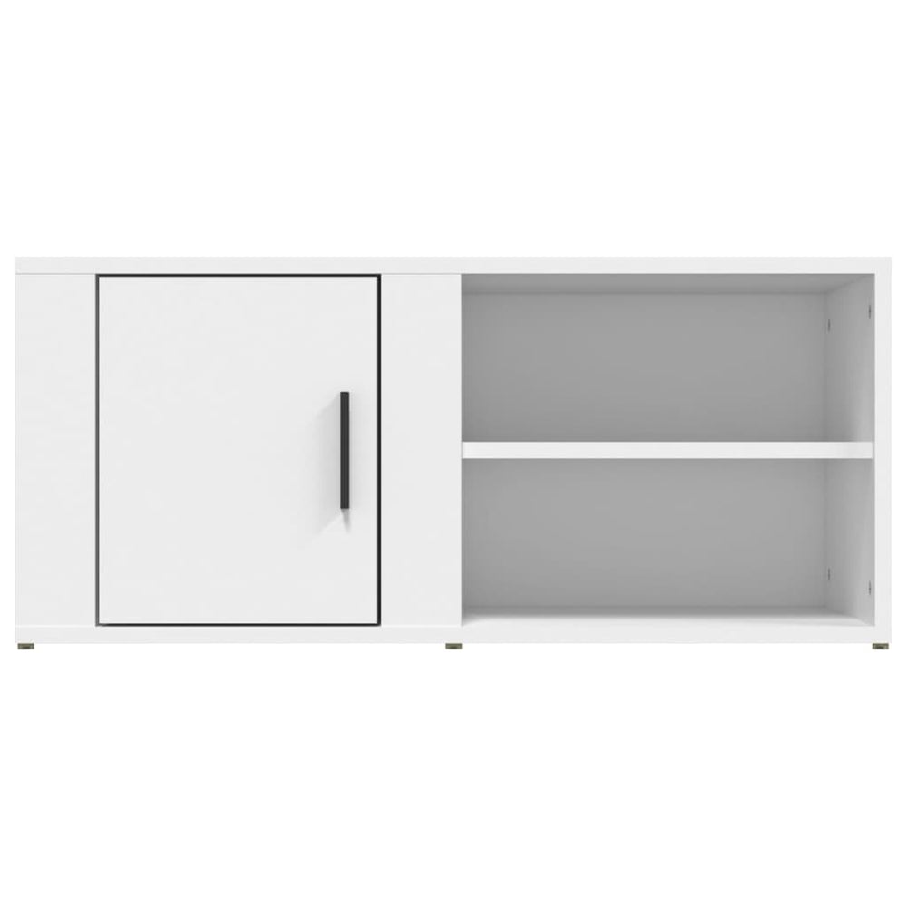 Tv-meubels 2 st 80x31,5x36 cm bewerkt hout wit MeubelReus