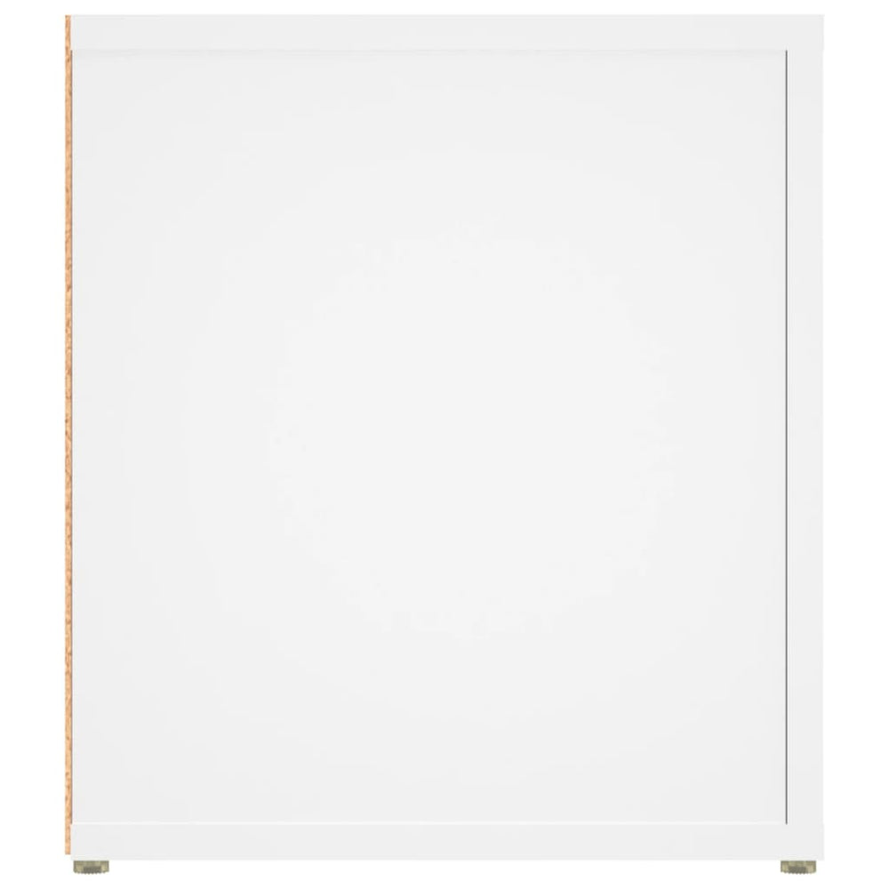 Tv-meubels 2 st 80x31,5x36 cm bewerkt hout wit MeubelReus