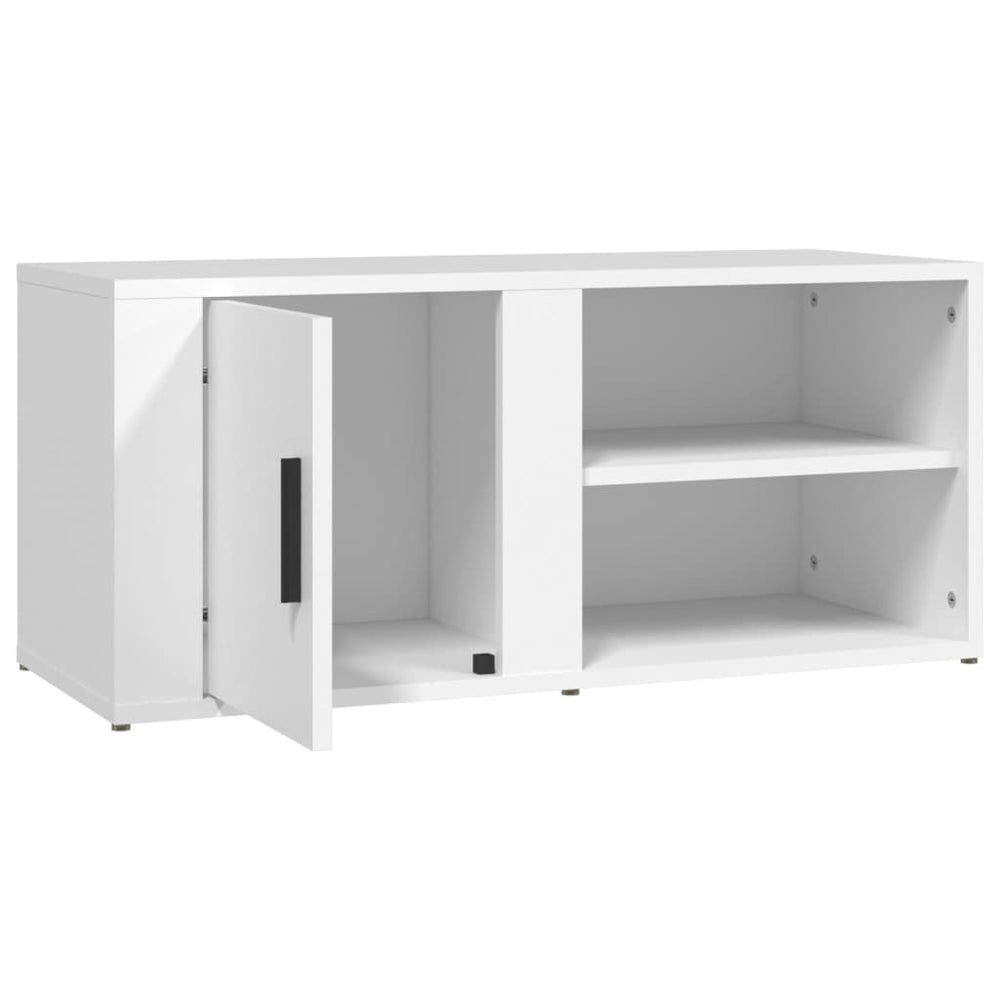 Tv-meubels 2 st 80x31,5x36 cm bewerkt hout wit MeubelReus