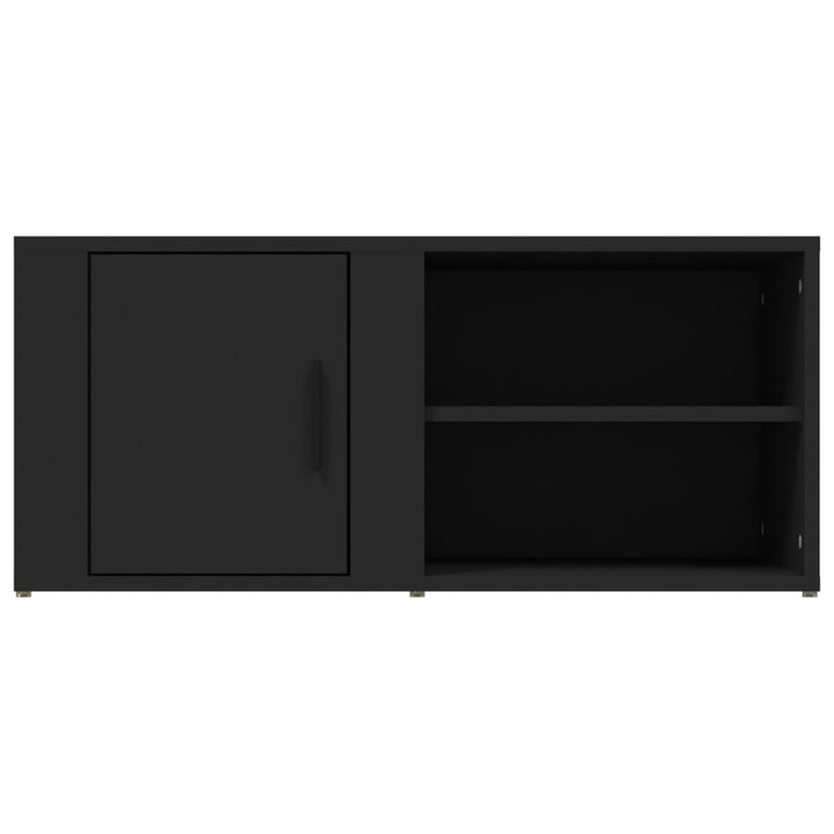 Tv-meubels 2 st 80x31,5x36 cm bewerkt hout zwart MeubelReus