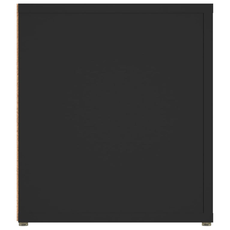 Tv-meubels 2 st 80x31,5x36 cm bewerkt hout zwart MeubelReus