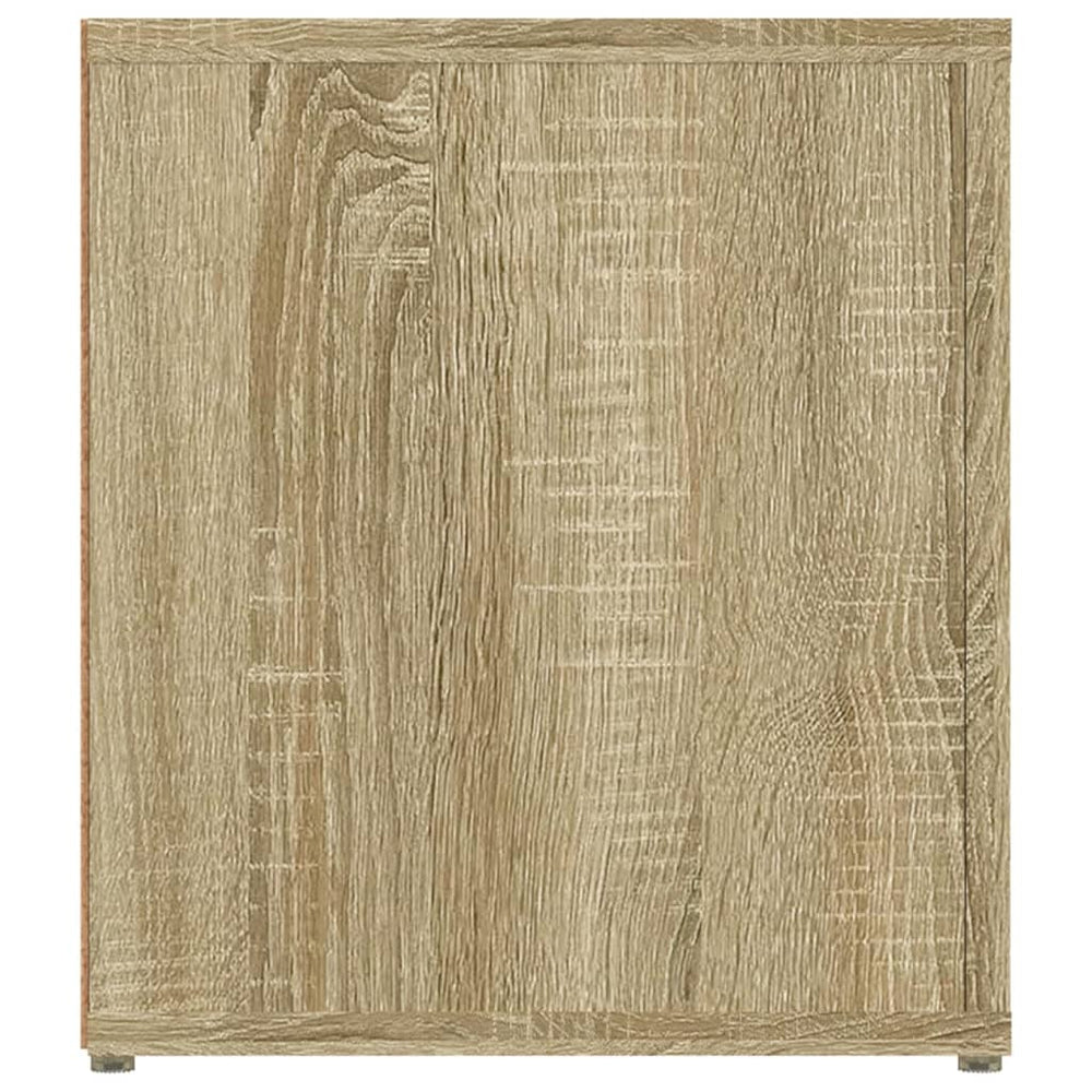 Tv-meubel 80x31,5x36 cm bewerkt hout sonoma eikenkleurig MeubelReus