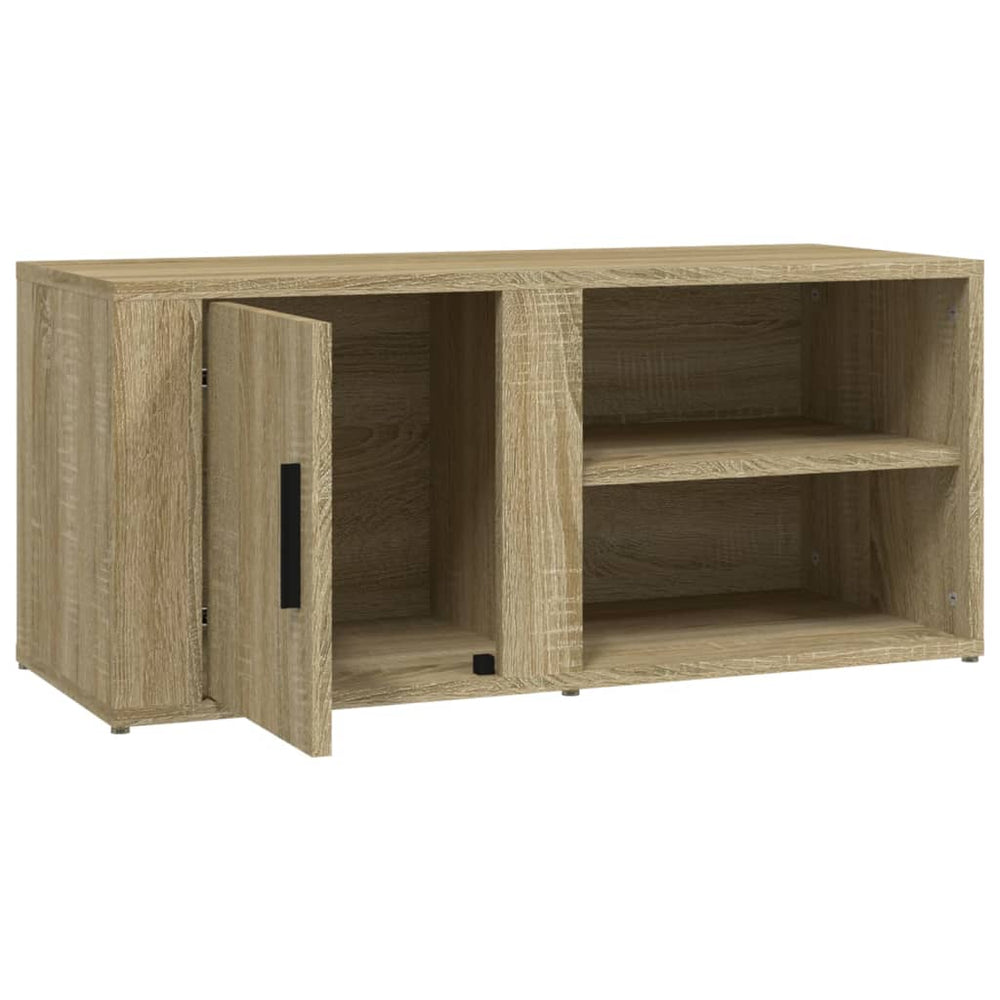 Tv-meubels 2 st 80x31,5x36 cm bewerkt hout sonoma eikenkleurig MeubelReus