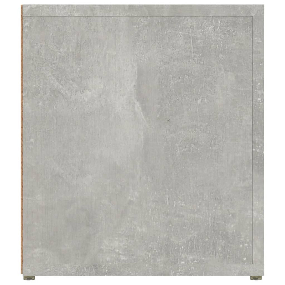 Tv-meubel 80x31,5x36 cm bewerkt hout betongrijs MeubelReus