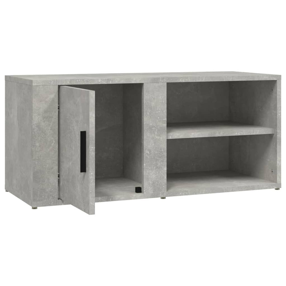 Tv-meubels 2 st 80x31,5x36 cm bewerkt hout betongrijs MeubelReus