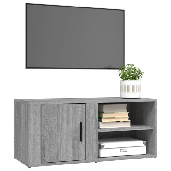 Tv-meubels 2 st 80x31,5x36 cm bewerkt hout grijs sonoma eiken MeubelReus