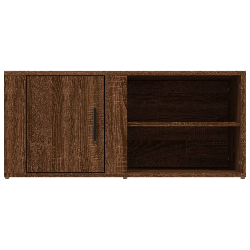 Tv-meubels 2 st 80x31,5x36 cm bewerkt hout bruin eikenkleur MeubelReus