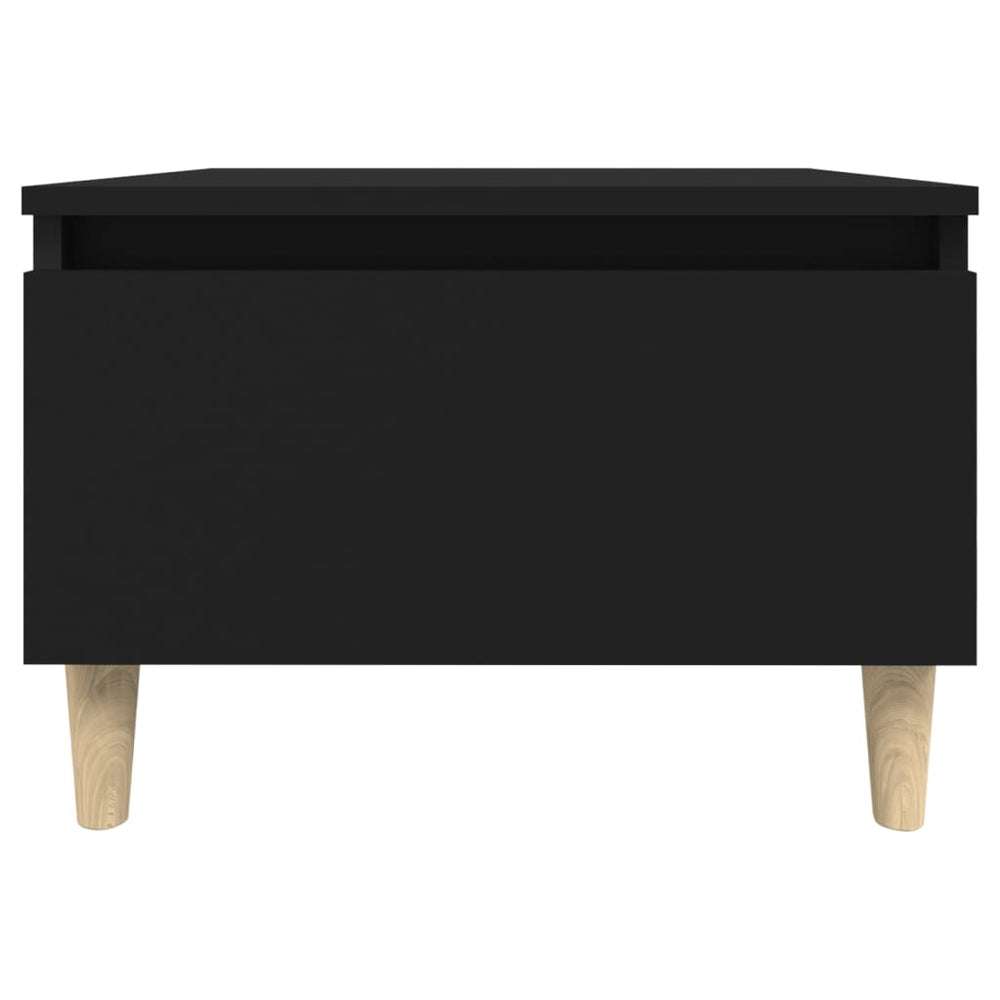Bijzettafel 50x46x35 cm bewerkt hout zwart MeubelReus