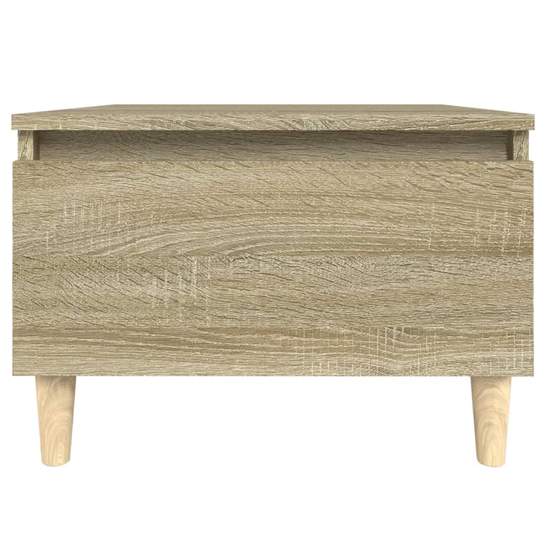 Bijzettafel 50x46x35 cm bewerkt hout sonoma eikenkleurig MeubelReus