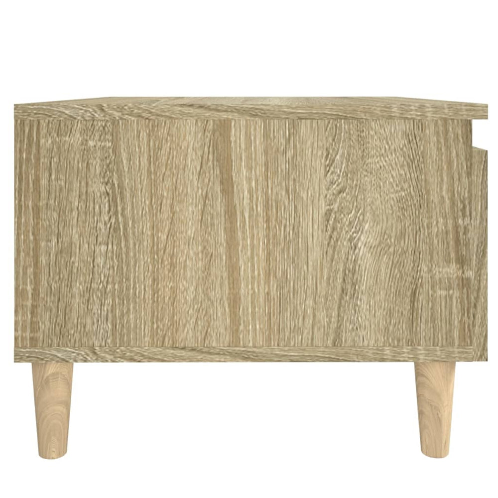 Bijzettafel 50x46x35 cm bewerkt hout sonoma eikenkleurig MeubelReus