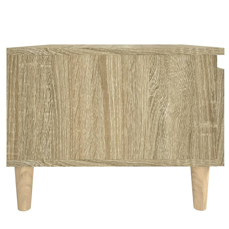 Bijzettafel 50x46x35 cm bewerkt hout sonoma eikenkleurig MeubelReus