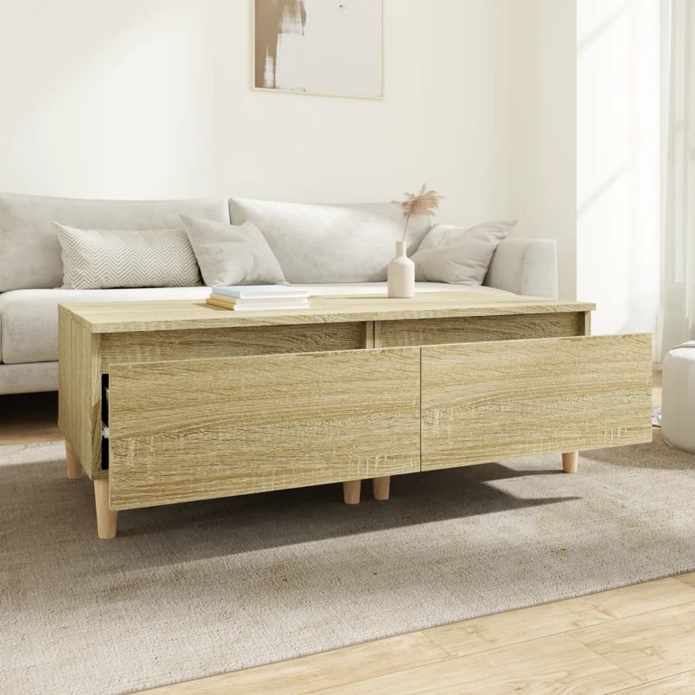 Bijzettafels 2 st 50x46x35 cm bewerkt hout sonoma eikenkleurig MeubelReus