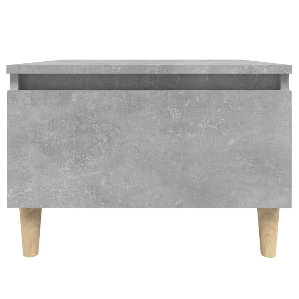 Bijzettafel 50x46x35 cm bewerkt hout betongrijs MeubelReus