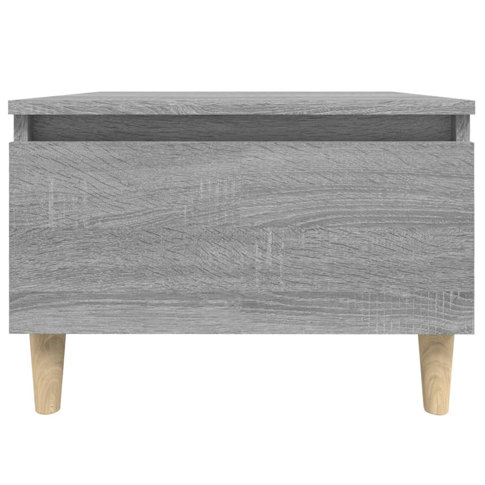 Bijzettafel 50x46x35 cm bewerkt hout grijs sonoma eikenkleurig MeubelReus