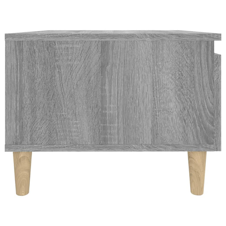 Bijzettafel 50x46x35 cm bewerkt hout grijs sonoma eikenkleurig MeubelReus
