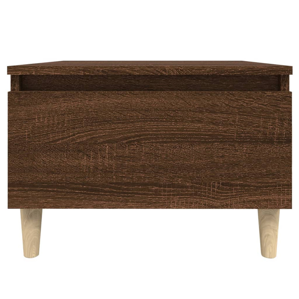 Bijzettafels 2 st 50x46x35 cm bewerkt hout bruin eikenkleur MeubelReus