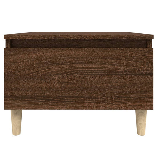 Bijzettafels 2 st 50x46x35 cm bewerkt hout bruin eikenkleur MeubelReus