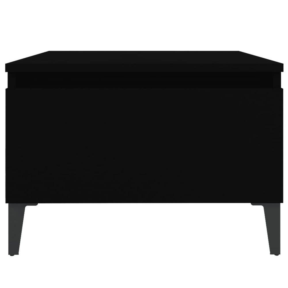 Bijzettafels 2 st 50x46x35 cm bewerkt hout zwart MeubelReus
