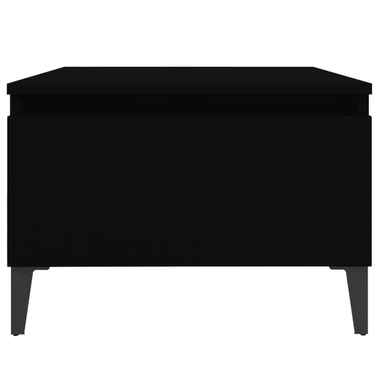 Bijzettafels 2 st 50x46x35 cm bewerkt hout zwart MeubelReus