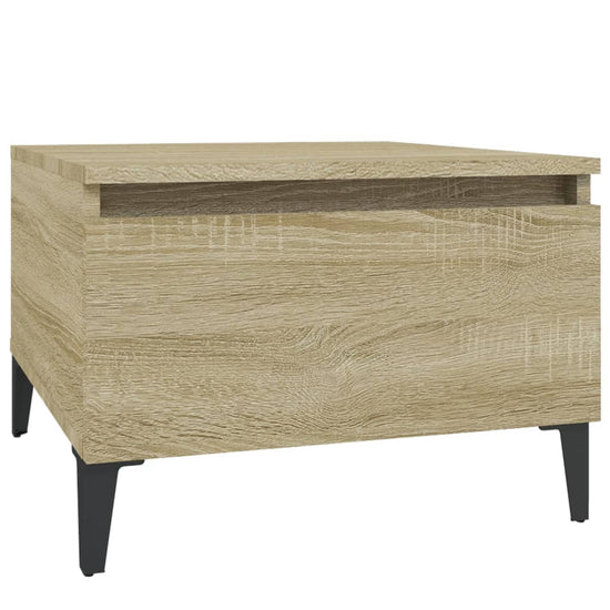 Bijzettafels 2 st 50x46x35 cm bewerkt hout sonoma eikenkleurig MeubelReus