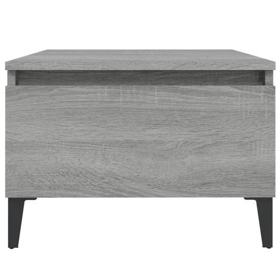 Bijzettafels 2 st 50x46x35 cm bewerkt hout grijs sonoma eiken MeubelReus