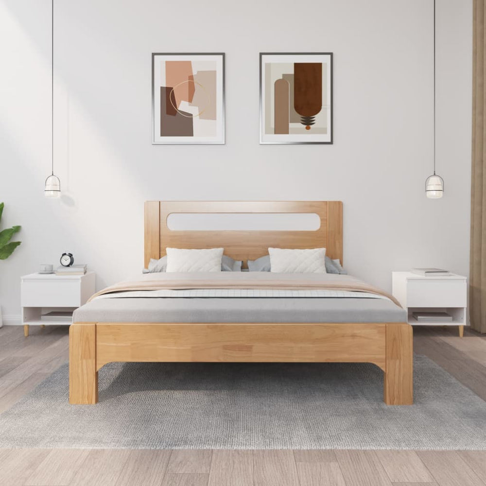 Nachtkastjes 2 st 50x46x50 cm bewerkt hout wit MeubelReus