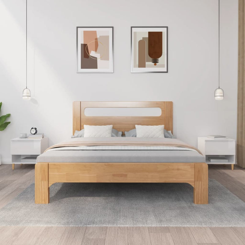 Nachtkastjes 2 st 50x46x50 cm bewerkt hout hoogglans wit MeubelReus