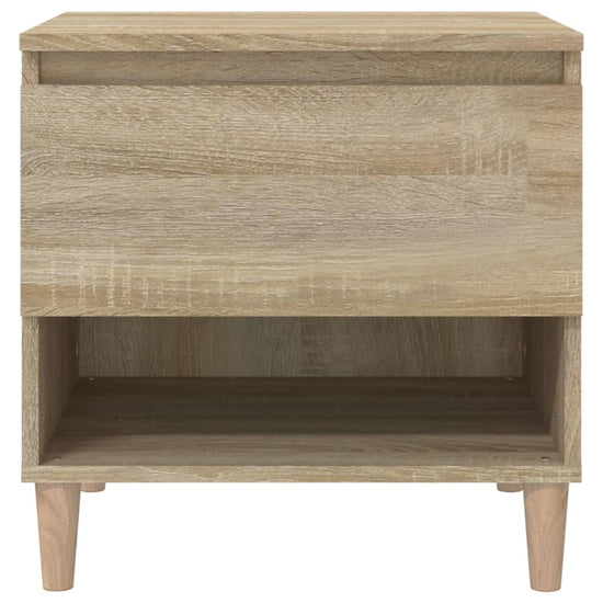 Nachtkastjes 2 st 50x46x50 cm bewerkt hout sonoma eikenkleurig MeubelReus