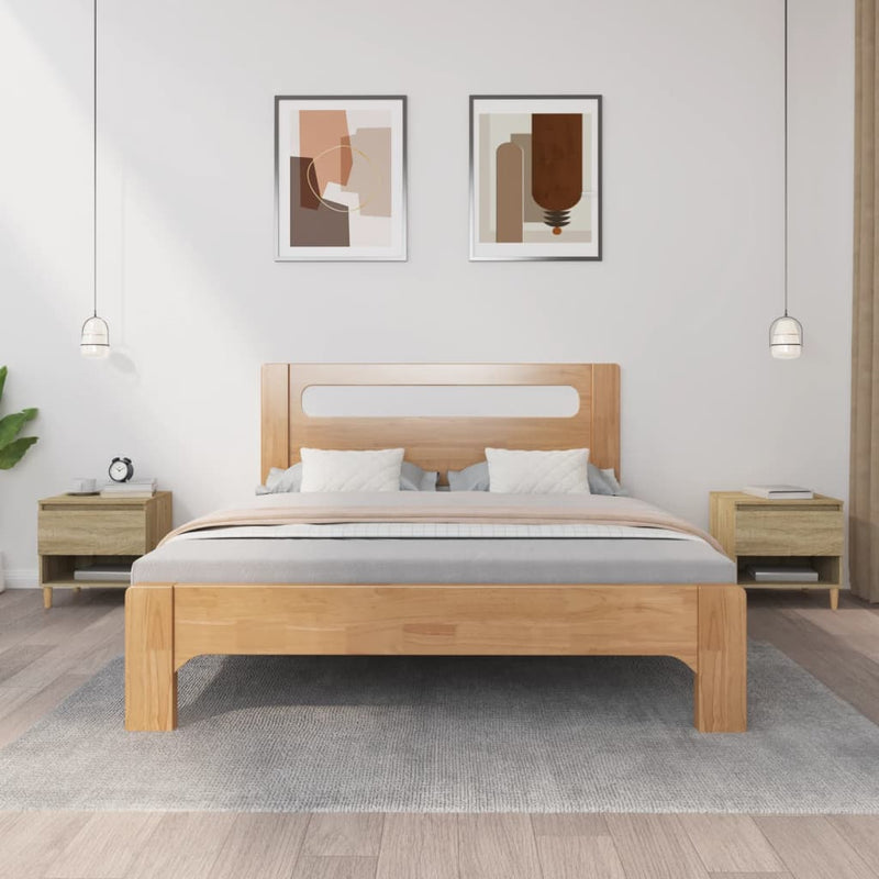 Nachtkastjes 2 st 50x46x50 cm bewerkt hout sonoma eikenkleurig MeubelReus