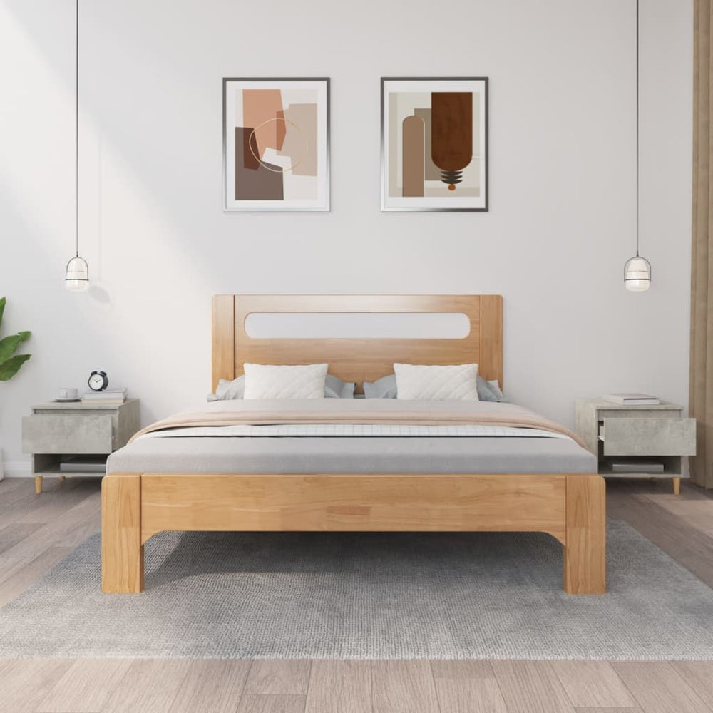 Nachtkastjes 2 st 50x46x50 cm bewerkt hout betongrijs MeubelReus