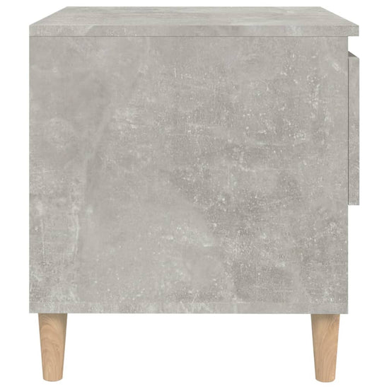 Nachtkastjes 2 st 50x46x50 cm bewerkt hout betongrijs MeubelReus
